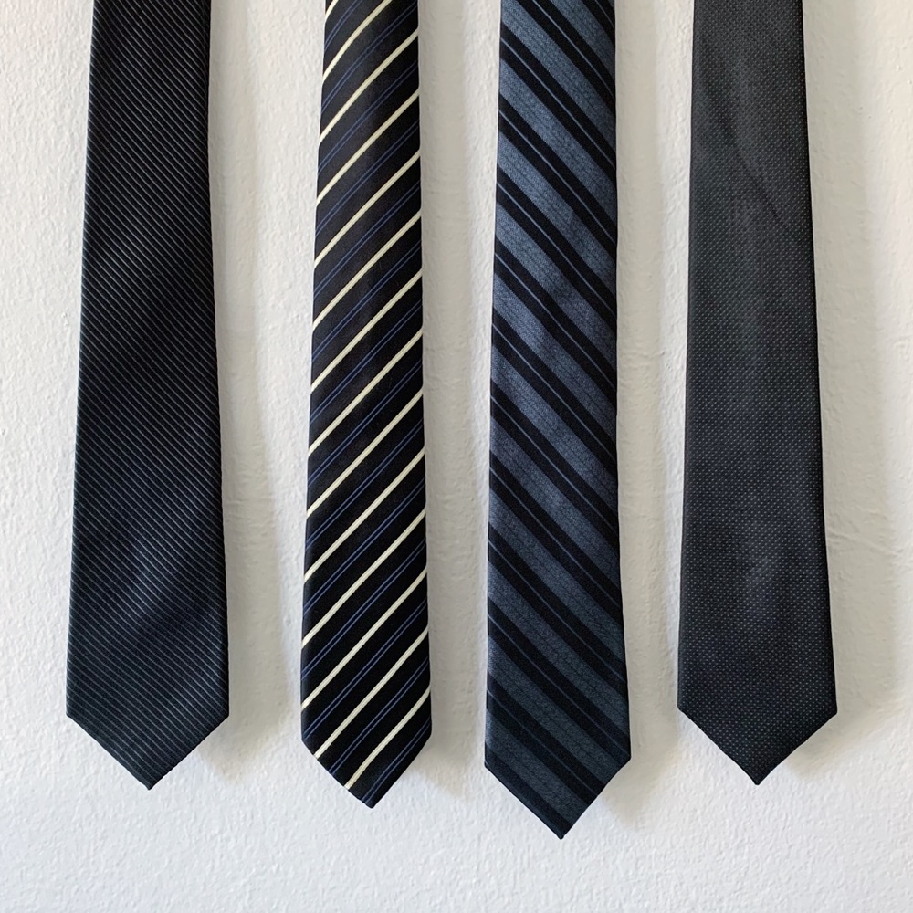 Hugo Boss, CK, DKNY Slim Ties (4)